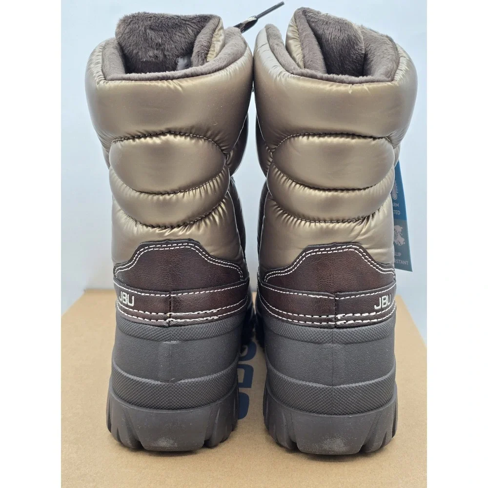 JBU by Jambu womens‎ Canyon Waterproof  Winter Boots Bronze Dark Brown - Sz 10 M
